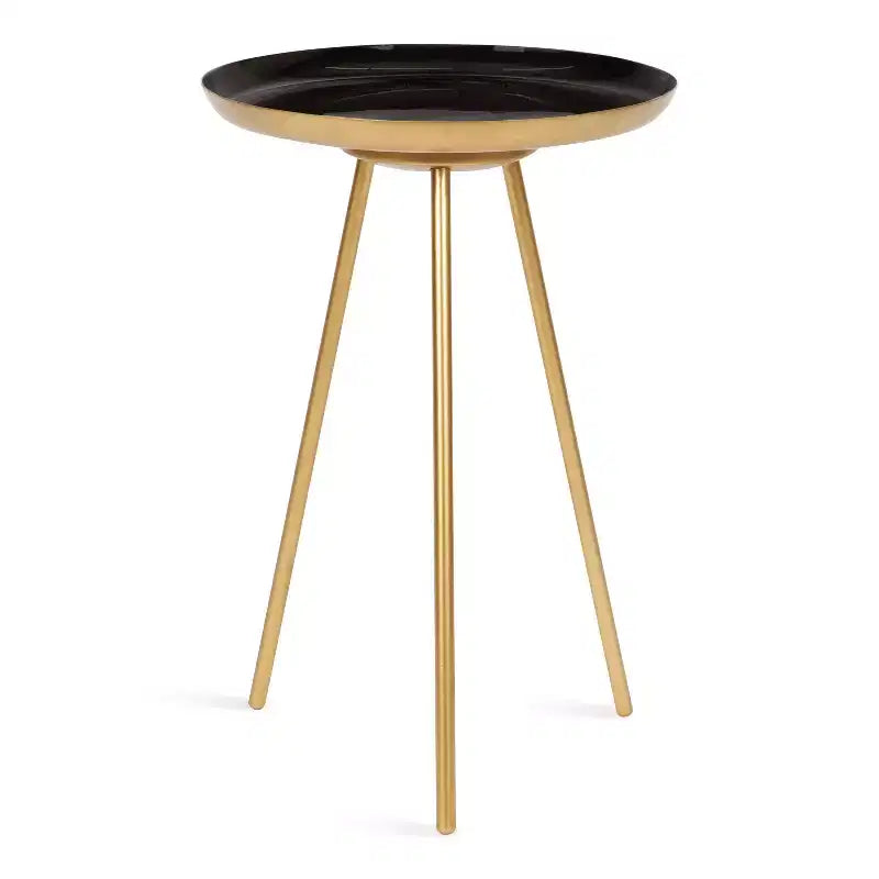 Table d'appoint ronde en métal Laranya par Kate and Laurel