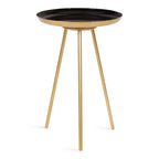 Table d'appoint ronde en métal Laranya par Kate and Laurel