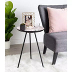 Table d'appoint ronde en métal Laranya par Kate and Laurel