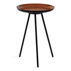 Table d'appoint ronde en métal Laranya par Kate and Laurel