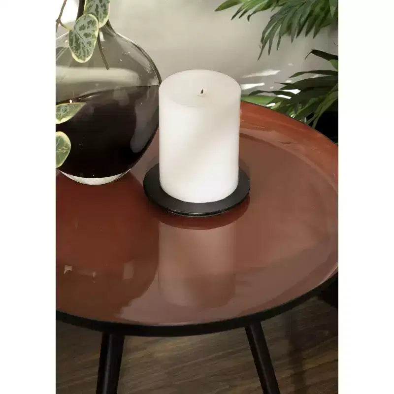 Table d'appoint ronde en métal Laranya par Kate and Laurel