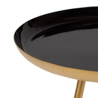 Table d'appoint ronde en métal Laranya par Kate and Laurel