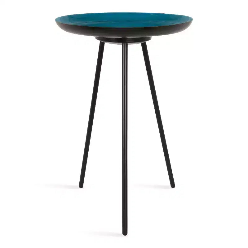 Table d'appoint ronde en métal Laranya par Kate and Laurel