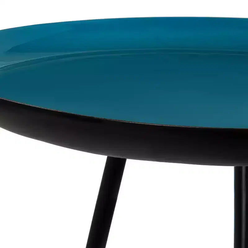 Table d'appoint ronde en métal Laranya par Kate and Laurel