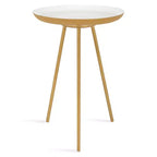 Table d'appoint ronde en métal Laranya par Kate and Laurel