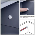 Meuble de Salle de Bain sur Pied Yaheetech en Bois avec 4 Tiroirs et 1 Placard