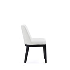 Lot de 2 chaises de salle à manger modernes en similicuir Gansevoort - Manhattan Comfort