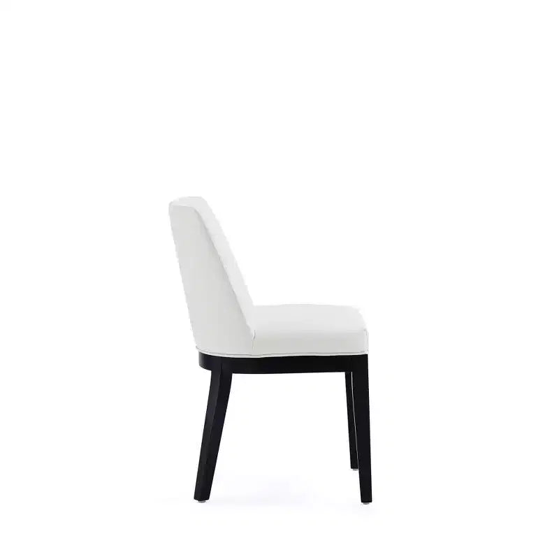 Lot de 2 chaises de salle à manger modernes en similicuir Gansevoort - Manhattan Comfort