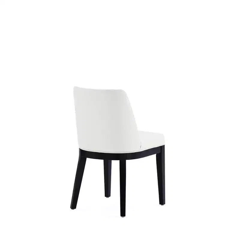 Lot de 2 chaises de salle à manger modernes en similicuir Gansevoort - Manhattan Comfort