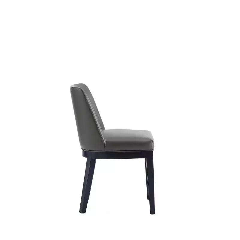Lot de 2 chaises de salle à manger modernes en similicuir Gansevoort - Manhattan Comfort