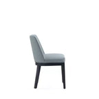Lot de 2 chaises de salle à manger modernes en similicuir Gansevoort - Manhattan Comfort