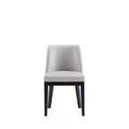 Lot de 2 chaises de salle à manger modernes en similicuir Gansevoort - Manhattan Comfort