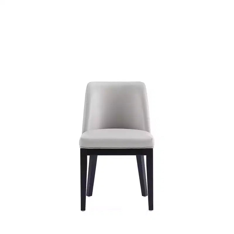 Lot de 2 chaises de salle à manger modernes en similicuir Gansevoort - Manhattan Comfort