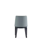 Lot de 2 chaises de salle à manger modernes en similicuir Gansevoort - Manhattan Comfort