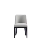 Lot de 2 chaises de salle à manger modernes en similicuir Gansevoort - Manhattan Comfort