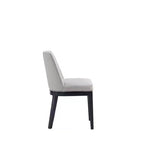Lot de 2 chaises de salle à manger modernes en similicuir Gansevoort - Manhattan Comfort