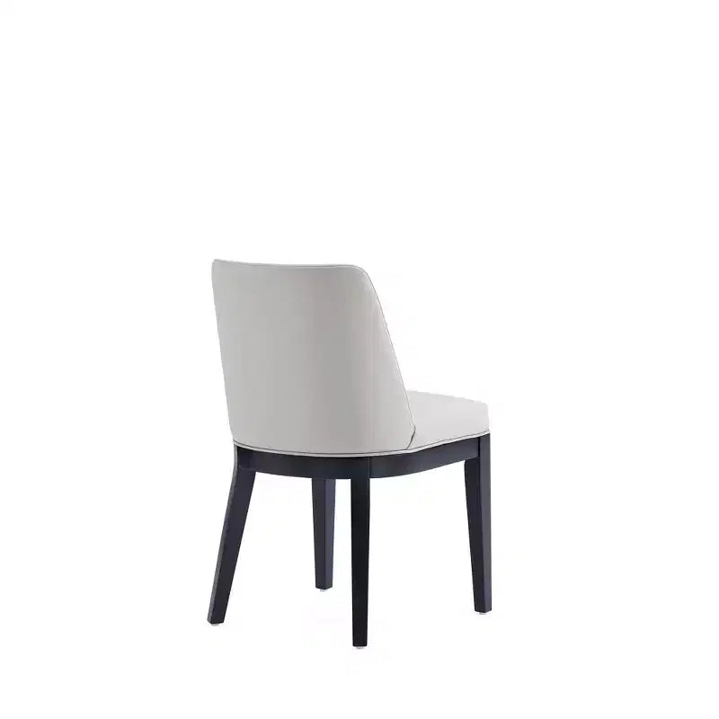 Lot de 2 chaises de salle à manger modernes en similicuir Gansevoort - Manhattan Comfort