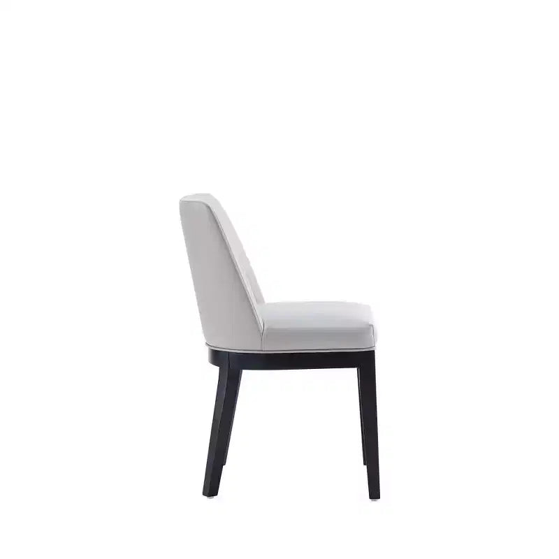 Lot de 2 chaises de salle à manger modernes en similicuir Gansevoort - Manhattan Comfort