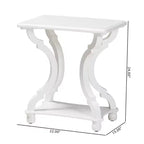 Table d'appoint Cianna Wood - Baxton Studio