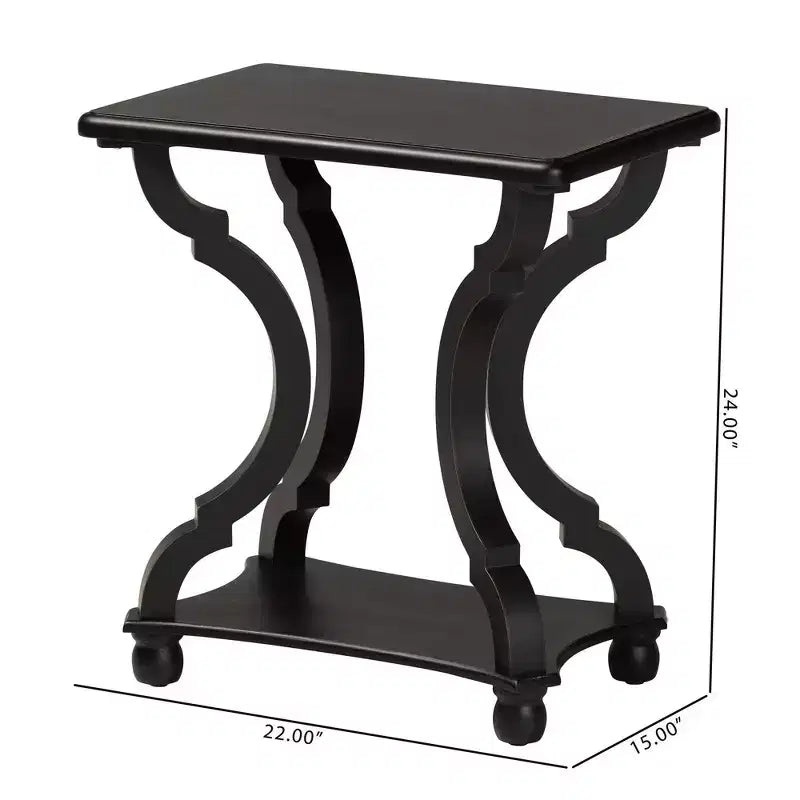 Table d'appoint Cianna Wood - Baxton Studio