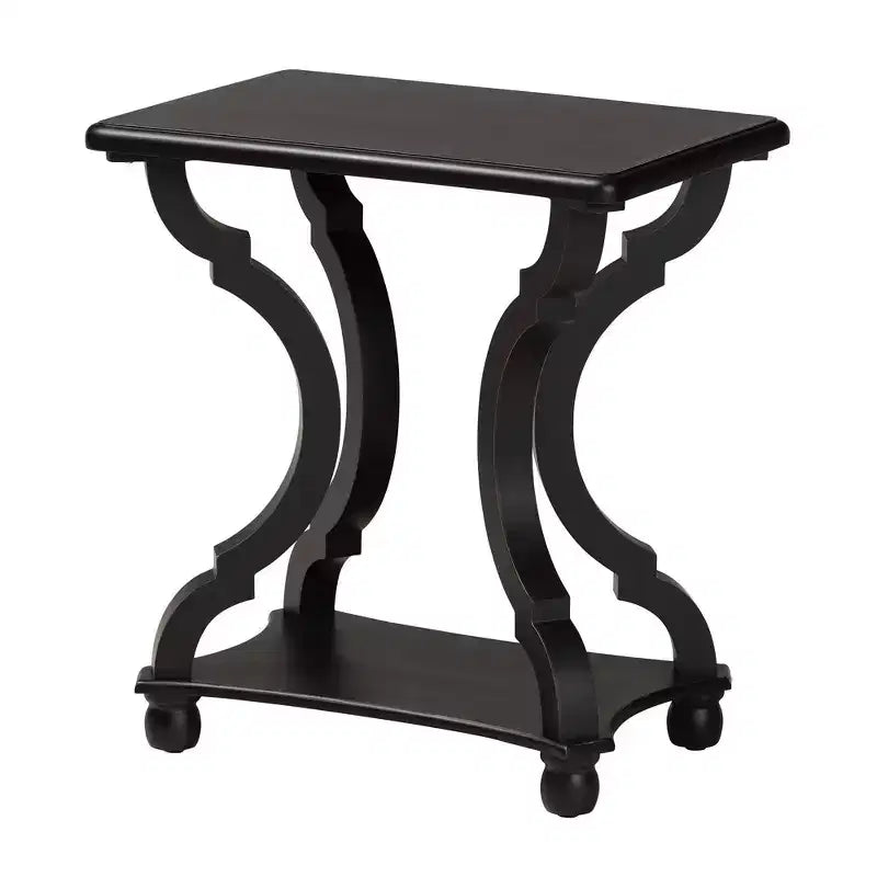 Cianna Wood End Table - Baxton Studio