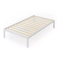Mia 14 Metal Platform Bed Frame White - Zinus