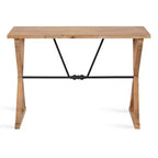 Console de table rectangulaire en bois Kate and Laurel Travere, 42x16x30, marron rustique
