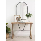 Console de table rectangulaire en bois Kate and Laurel Travere, 42x16x30, marron rustique