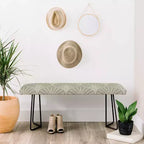 Banc Iveta Abolina Scallop Fan Sage - Deny Designs