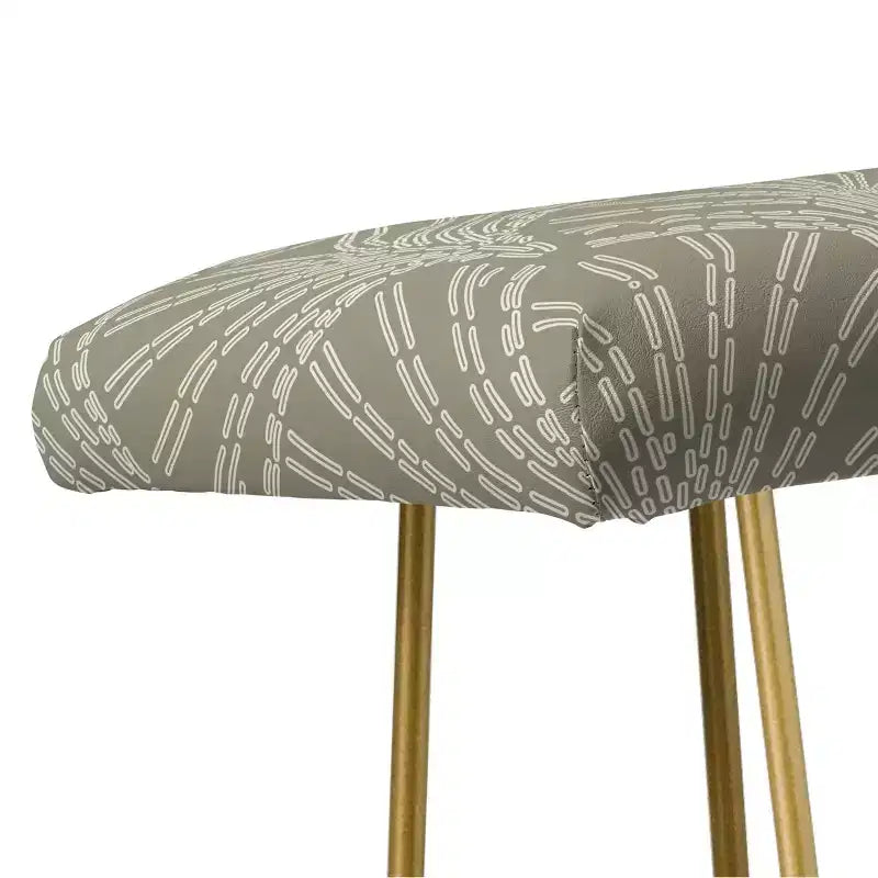 Banc Iveta Abolina Scallop Fan Sage - Deny Designs