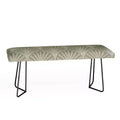 Iveta Abolina Scallop Fan Sage Bench - Deny Designs