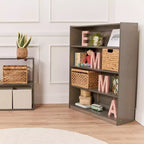 Étagère classique en bois ECR4Kids avec étagères réglables, 122 cm, étagère de classe