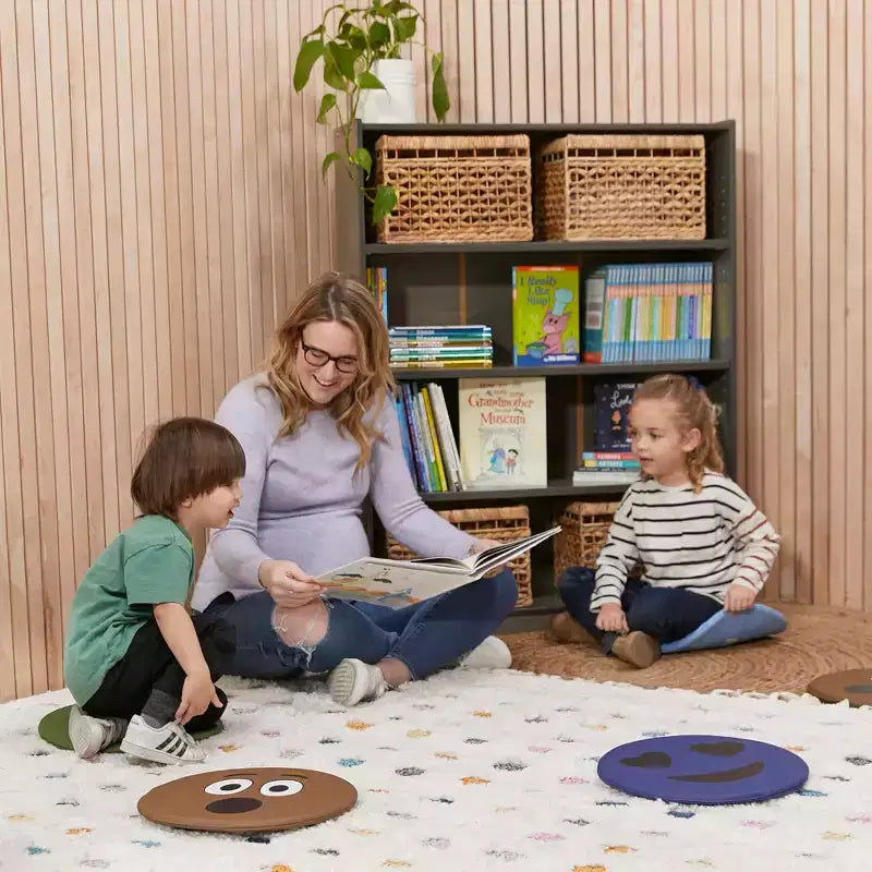 Étagère classique en bois ECR4Kids avec étagères réglables, 122 cm, étagère de classe