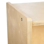 Étagère classique en bois ECR4Kids avec étagères réglables, 122 cm, étagère de classe