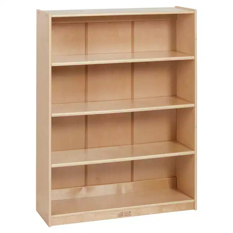 Étagère classique en bois ECR4Kids avec étagères réglables, 122 cm, étagère de classe