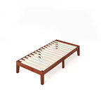 Wen Wood Platform Bed Frame Cherry - Zinus