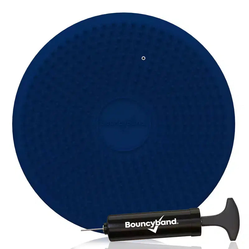Coussin sensoriel Bouncyband Little Wiggle Seat, bleu