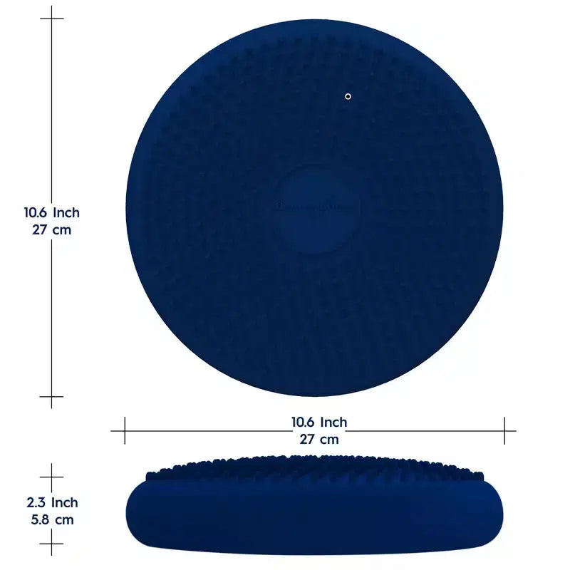 Coussin sensoriel Bouncyband Little Wiggle Seat, bleu
