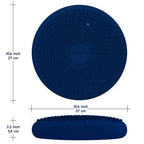 Coussin sensoriel Bouncyband Little Wiggle Seat, bleu