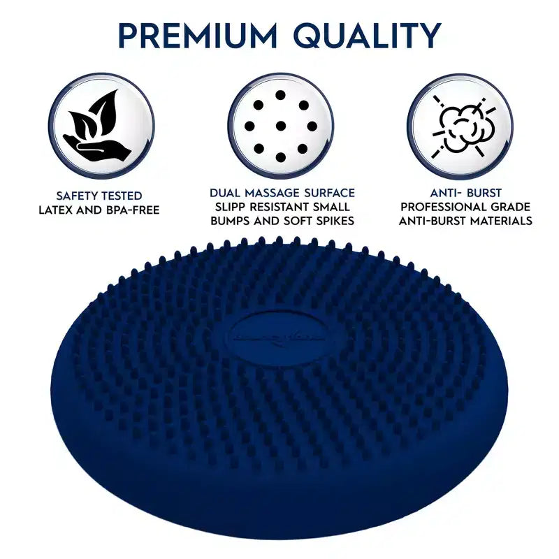 Coussin sensoriel Bouncyband Little Wiggle Seat, bleu