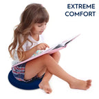 Coussin sensoriel Bouncyband Little Wiggle Seat, bleu