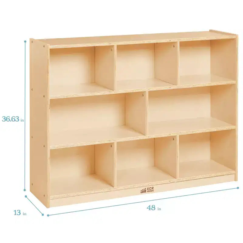 Meuble de rangement mobile ECR4Kids à 8 compartiments, Élémentaire, Mobilier de classe