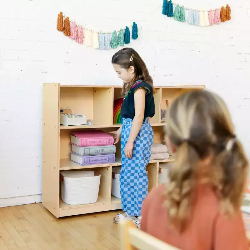 Meuble de rangement mobile ECR4Kids à 8 compartiments, Élémentaire, Mobilier de classe