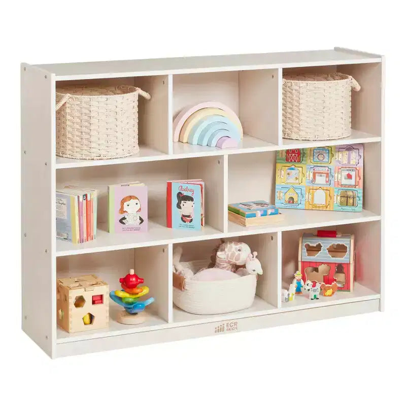 Meuble de rangement mobile ECR4Kids à 8 compartiments, Élémentaire, Mobilier de classe