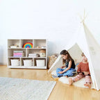Meuble de rangement mobile ECR4Kids à 8 compartiments, Élémentaire, Mobilier de classe