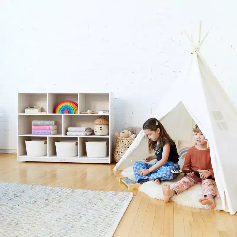 Meuble de rangement mobile ECR4Kids à 8 compartiments, Élémentaire, Mobilier de classe