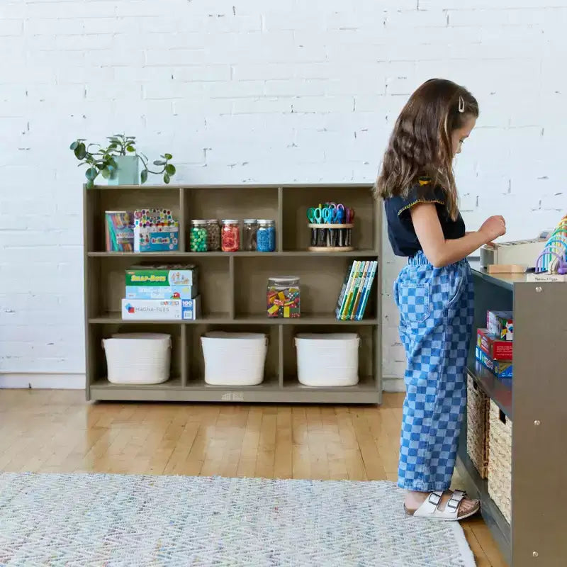Meuble de rangement mobile ECR4Kids à 8 compartiments, Élémentaire, Mobilier de classe