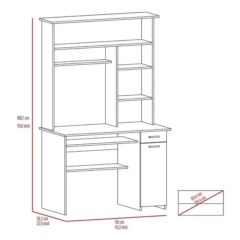 Bureau d'ordinateur pour homme - Boahaus