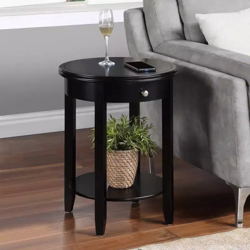 Table d'appoint à 1 tiroir avec étagère Baldwin American Heritage - Breighton Home