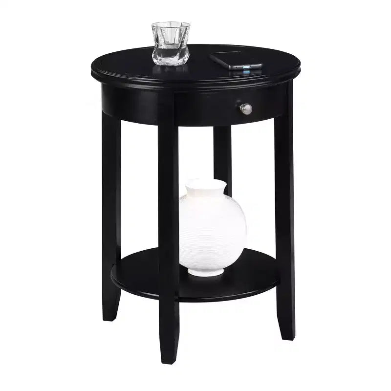 Table d'appoint à 1 tiroir avec étagère Baldwin American Heritage - Breighton Home